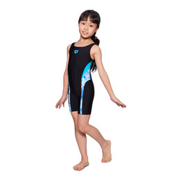 arena Junior Girl 1pcs Swimwear-AJW23215-BKBL